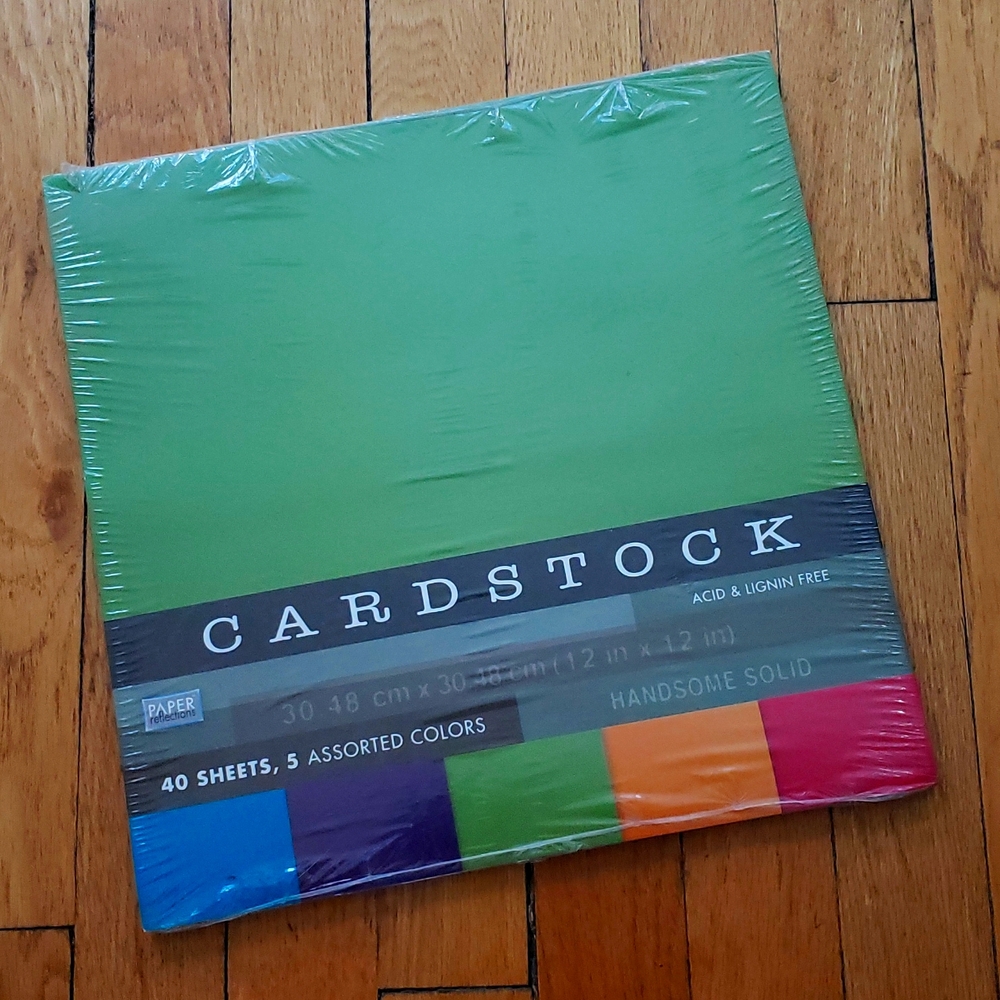 40 sheets of cardstock (12 inch by 12 inch) BNIB